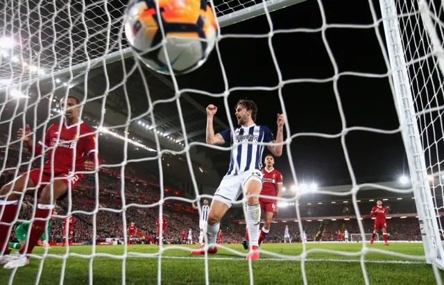 West Brom goal