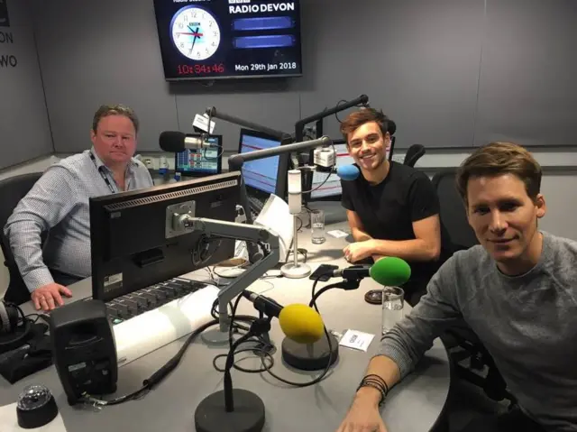 David Fitzgerald, Tom Daley and Dustin Lance Black