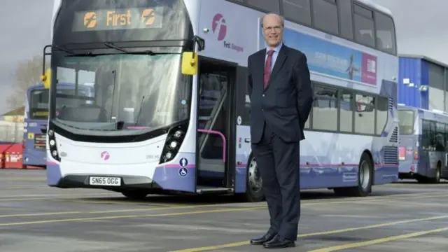 First Bus managing director Giles Fearnley