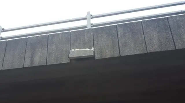 Damage on the bridge