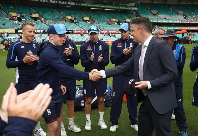 Mason Crane and Graeme Swann