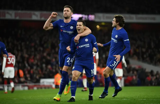 Chelsea celebrate