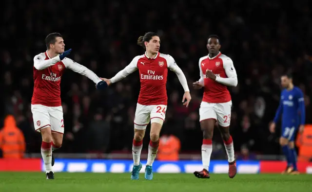 Arsenal celebrate