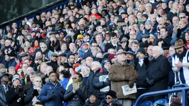 Fans in stadium