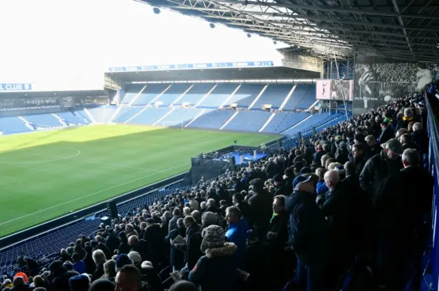 Crowds in stand