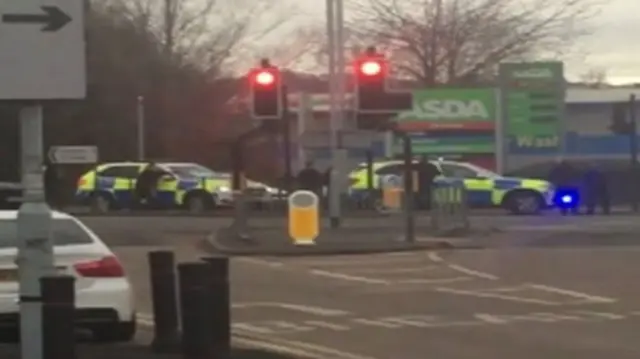 Police at branch of Asda