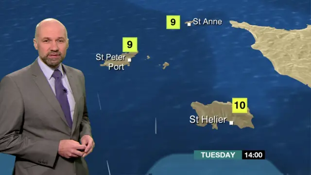 Dan Downs presents the Channel Islands weather forecast