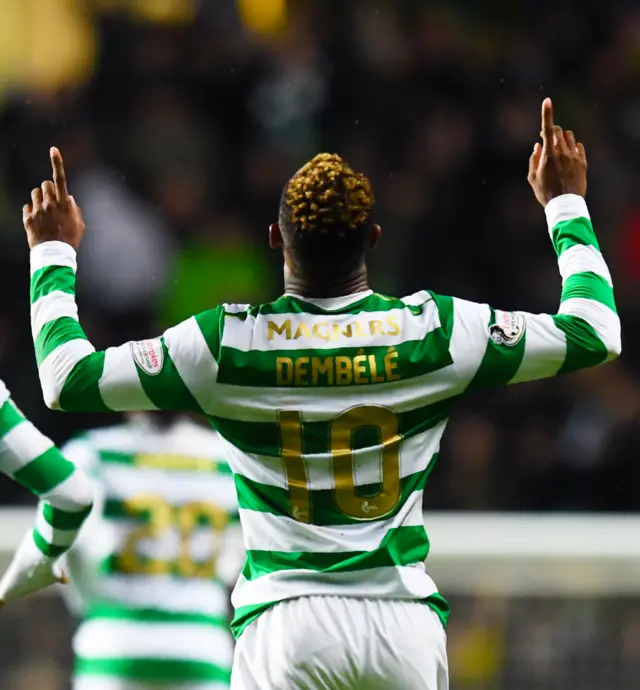 Moussa Dembele was among the goalscorers for Celtic