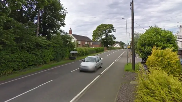 Loughborough Road, in Coleorton, Leicestershire