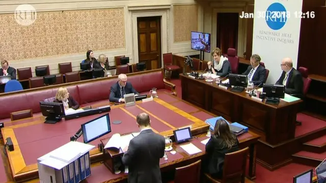 The RHI Inquiry in session