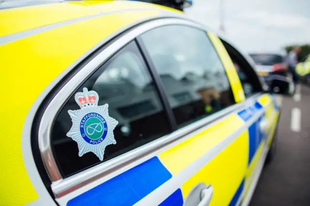 Staffordshire Police car