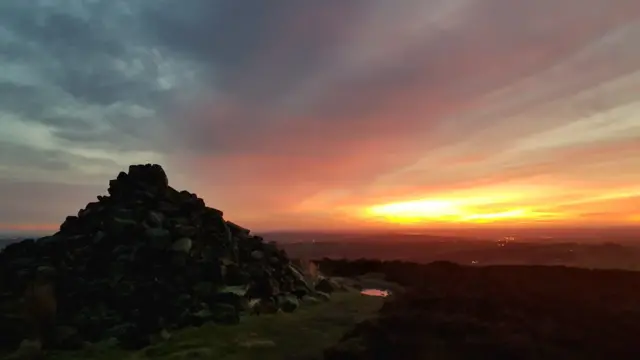 Sunrise at Blacka Moor