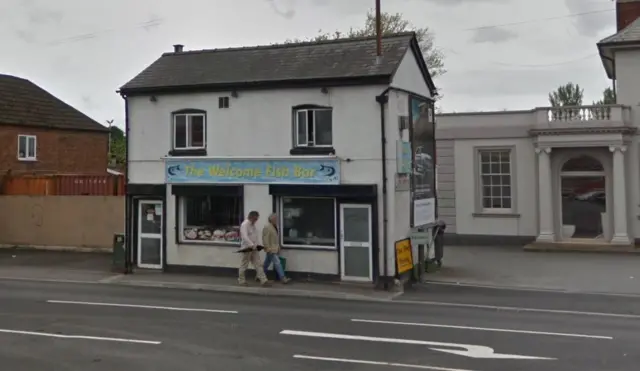 The Welcome Fish Bar in Hereford