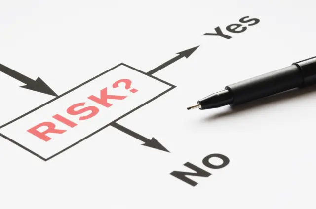 A risk flow chart