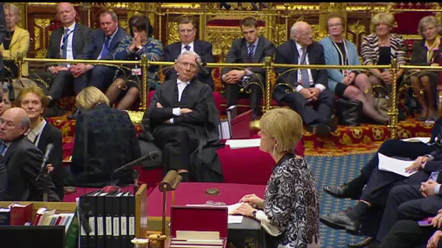 Baroness Hayter at the despatch box