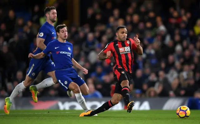 Callum Wilson opens the scoring for Bournemouth