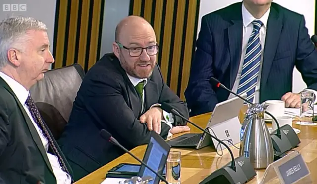 Green co-convener Patrick Harvie