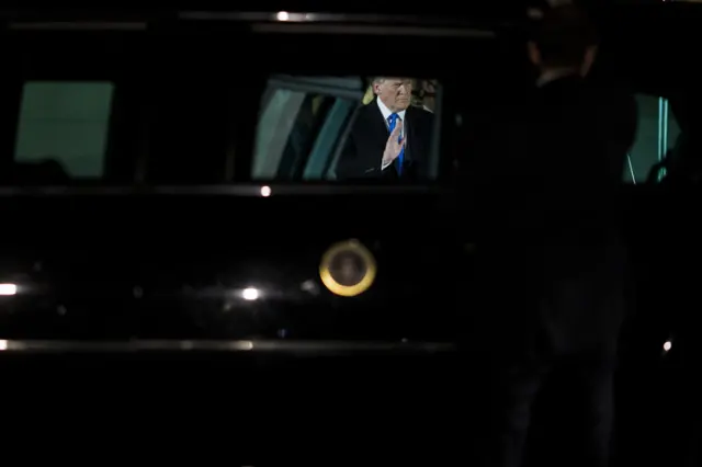 President Trump leaves for SOTU