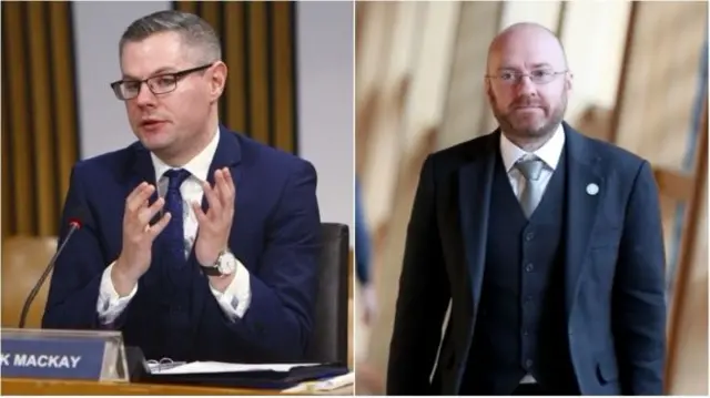 Derek Mackay and Patrick Harvie