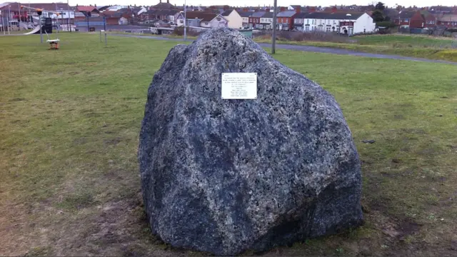 Mablethorpe memorial rock