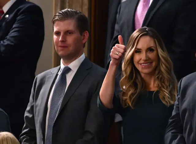 Trump's son and daughter-in-law