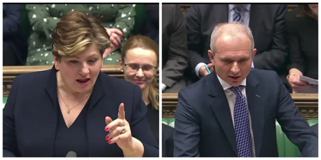 Emily Thornberry and David Lidington