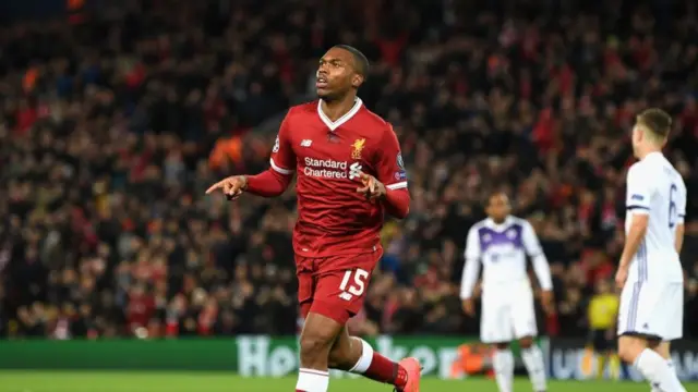 Daniel Sturridge in Liverpool shirt