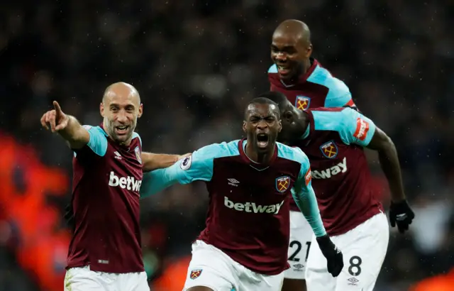 West Ham celebrate