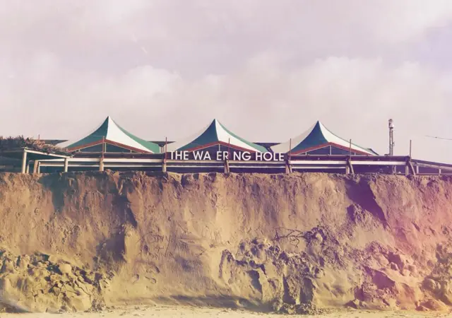 'Cliff' on Perranporth beach