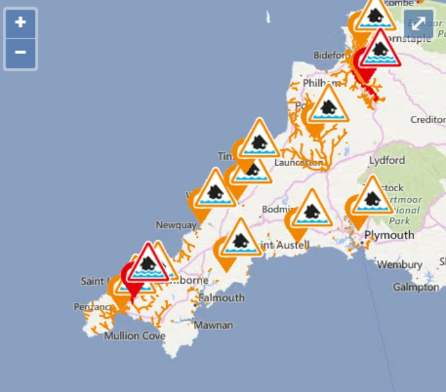 flood alert map