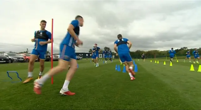 Shrewsbury Town training