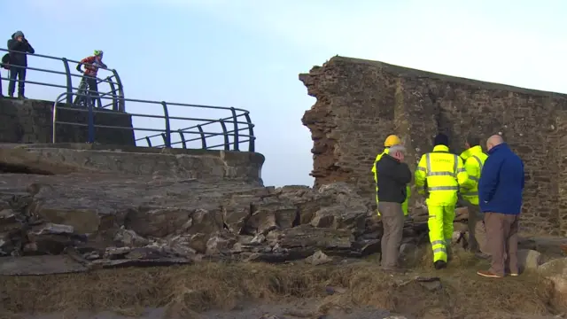 Portreath sea wall