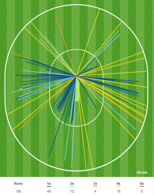 Shaun Marsh wagon wheel