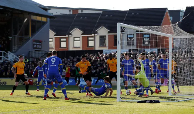 Newport 0-1 Leeds