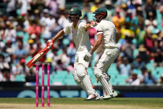 Mitchell Marsh and Shaun Marsh