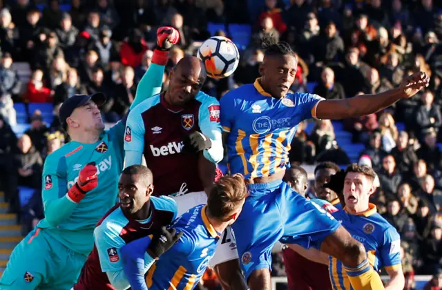 Shrewsbury 0-0 West Ham