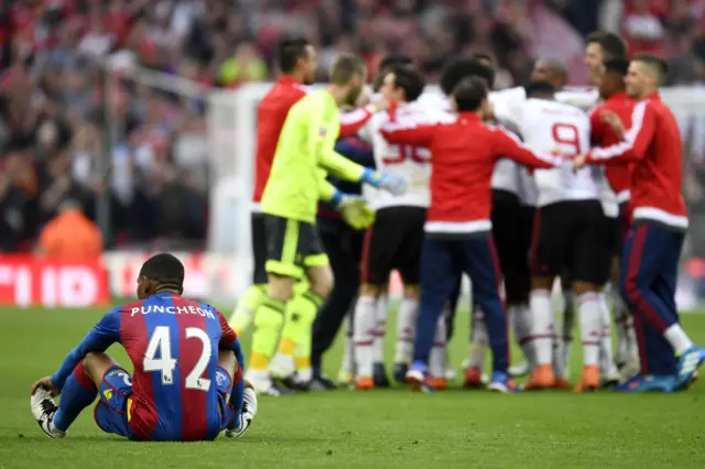 Crystal Palace lost the 2016 FA Cup final to Manchester United