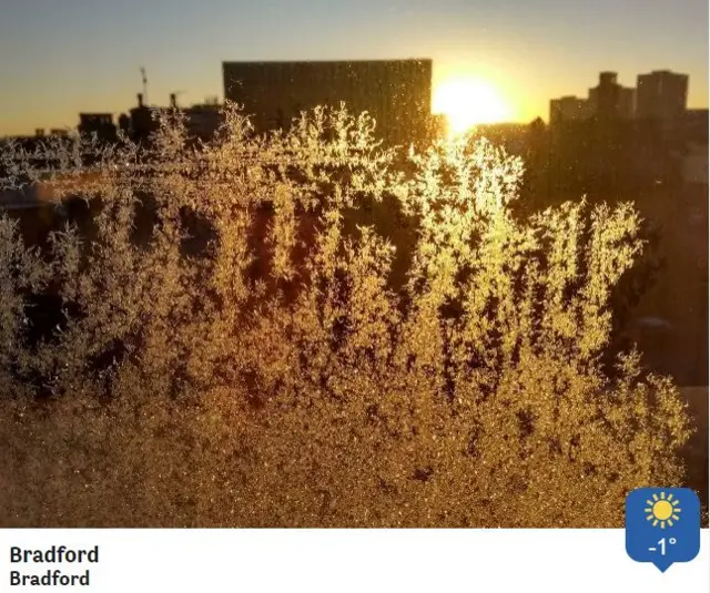 BBC Weather Watchers picture from Bradford in West Yorkshire