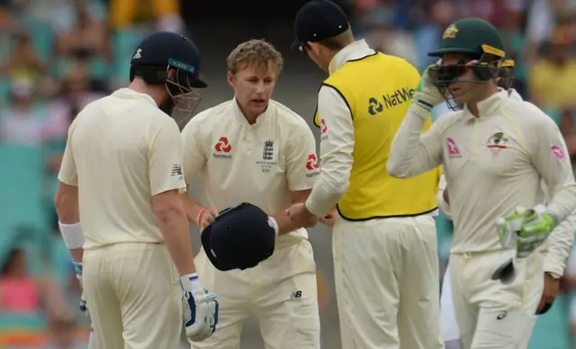 Joe Root in Sydney