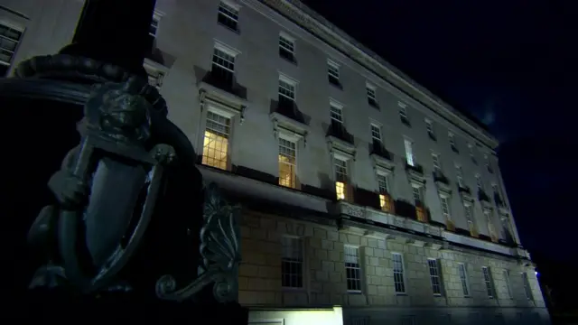 Stormont by night