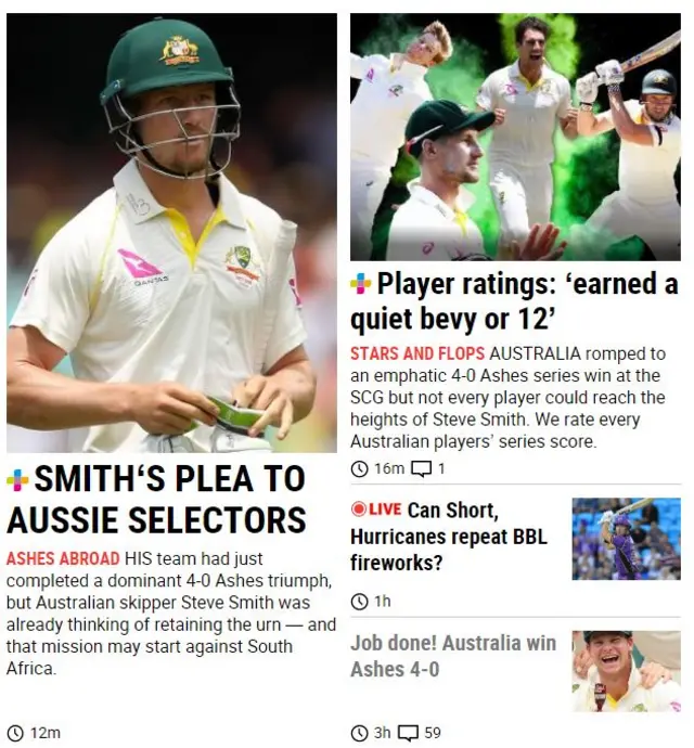 Courier Mail website