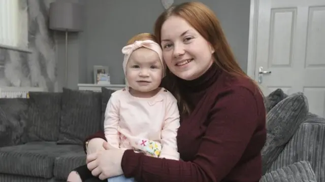 Leanne Smith and daughter Evelyn Johnston-Smith