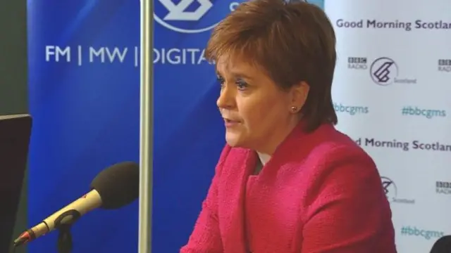 Nicola Sturgeon praised "the incredible teamwork" of NHS staff in Scotland