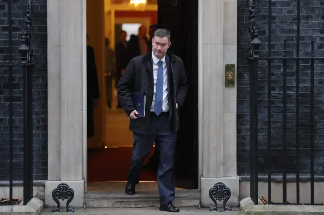 David Gauke leaves Number 10