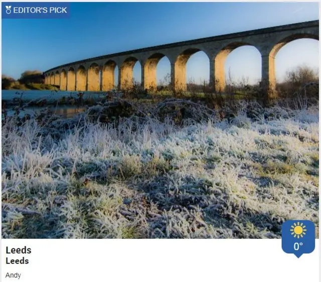 Frosty morning at Arthington Viaduct