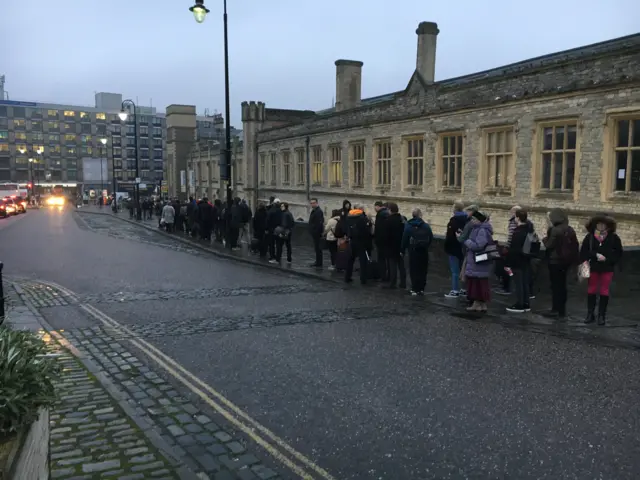 Queues at Bristol Temple Meads