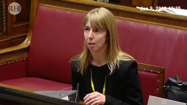 Nicola Wheeler giving evidence