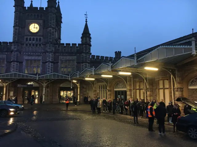 Queues at Bristol Temple Meads