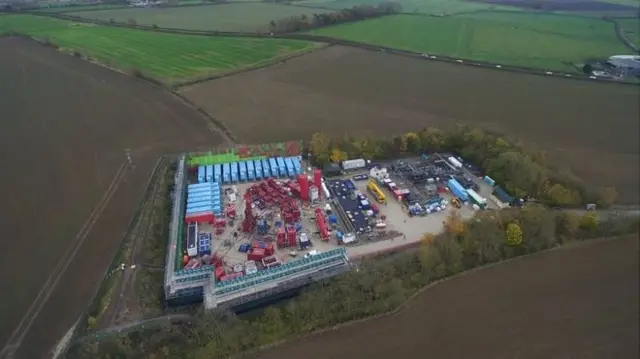 fracking site