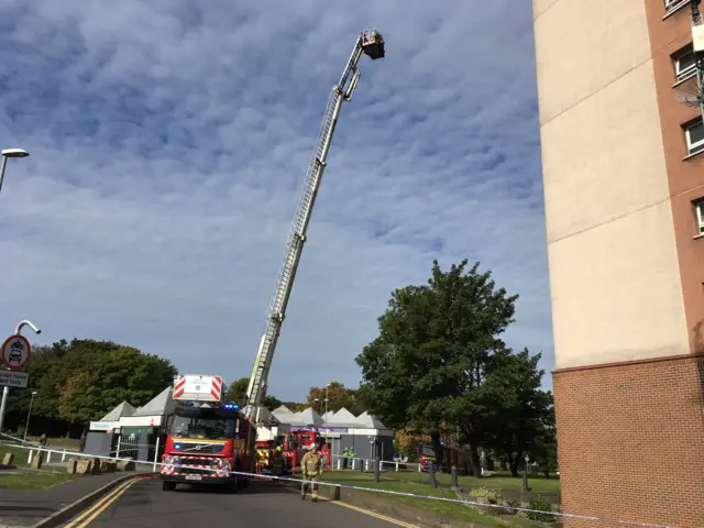 Fire at Cottingley Towers